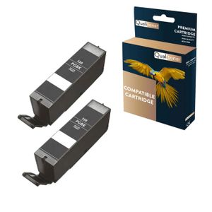 2 Pack Cartouche Pgi-35bk Cli-36c Compatible Avec Canon Pixma