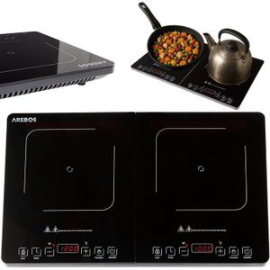 Table De Cuisson AREBOS Induction Autonome 4 Zones Noir AR-HE-IKF60