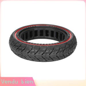 Garosa pneu solide en nid d'abeille 2 pièces pneu solide de 8,5 pouces 8 1/2x2 pneus en nid sport materiel Noir avec ligne rouge