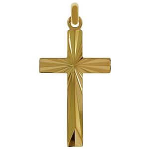 Pendentif - Médaille Christ Sur La Croix Or 18 Carats 750 Jaune Chaine Offerte Pendentif - Médaille Christ Sur La Croix Or 18 Carats 750 Jaune Chaine Offerte