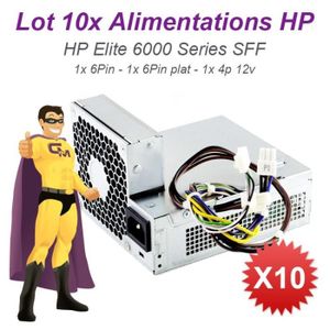 ALIMENTATION INTERNE Lot 10x Alimentations PC HP Elite 6000 6005 6200 6