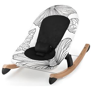 TRANSAT Kinderkraft FINIO Balancelle Transat Pour Bébé Chaise à Bascule Evolutif Couleur : Noir