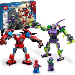 Lego marvel spider-man 76171 l'armure robot de miles morales jeu de  construction garçon ou fille 7 ans figurine super héros - La Poste