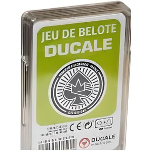 CARTES DE JEU Jeu de Belote Ducale 32 cartes - MERCIER - Vert - 