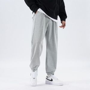 Pantalon Homme Coton-Lin Léger - Training Été | Grande Taille, Cordon Serrage | Confortable Et Respirant