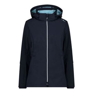Veste De Randonnée Imperméable Femme Et Homme - Manteau Softshell Doublé Polaire Coupe-Vent Avec Capuche