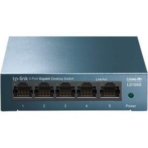 SWITCH - HUB ETHERNET  TP-Link Switch Ethernet (LS105G) Gigabit 5 ports R