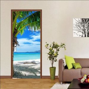 décoration tapisserie Romantique Caraïbes plage-percée dans 3d-Look 