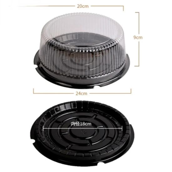 Boîte à Gâteaux Ronde Transparente 30cm - Conservation Pâtisserie - Plastique Pratique