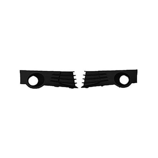 Grille De Pare-Chocs Avant Gauche Avec Trou Anti-Brouillard - Compatible Fiat 500 Phase 1 2007-2015 - OEM 735455047