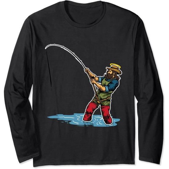 RETRAITE PLAN PÊCHE Drôle Pêcheur Homme Coton T-Shirt EUR 13,16