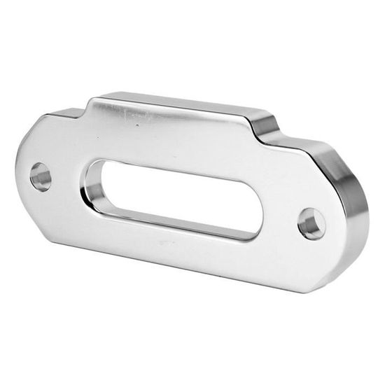 STANDOUTELROAL (bleu) guide-câble de treuil style Hawse, guide-câble de treuil pour voiture pour câbles d'ancrage automobile, ATV 3000-4000 lb de treuil, montage lisse de 124 mm (4,88 pouces