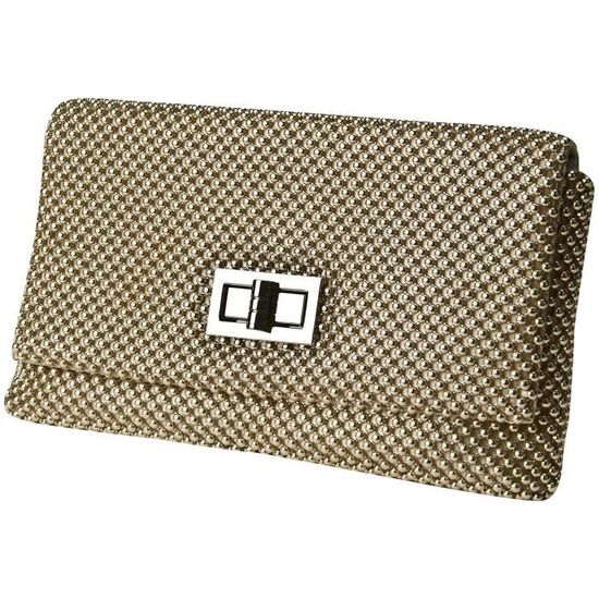 Petit Sac à Main / Pochette Noire Jessica McClintock - Occasion