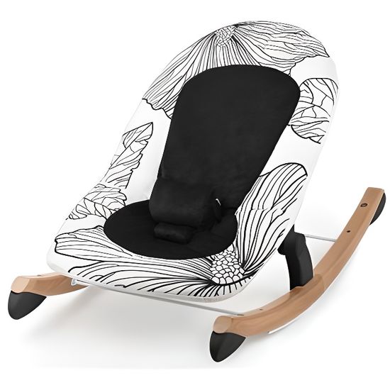 Transat Bébé Baninni LuluX Noir - À Bascule, 3 Positions, Arc De Jeu | Pour 0-6 Mois (max 9 Kg)