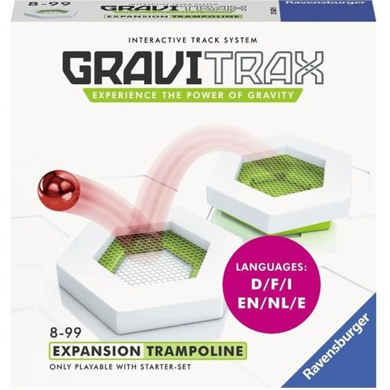 GraviTrax Bloc d'action Trampoline - Ravensburger - Circuit de billes créatif - dès 8 ans