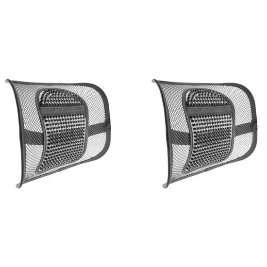 Big Ant Coussin Lombaire Mesh Ergonomique - Soutien Dorsal Chaise Bureau & Voiture - Maille Respirante Massage
