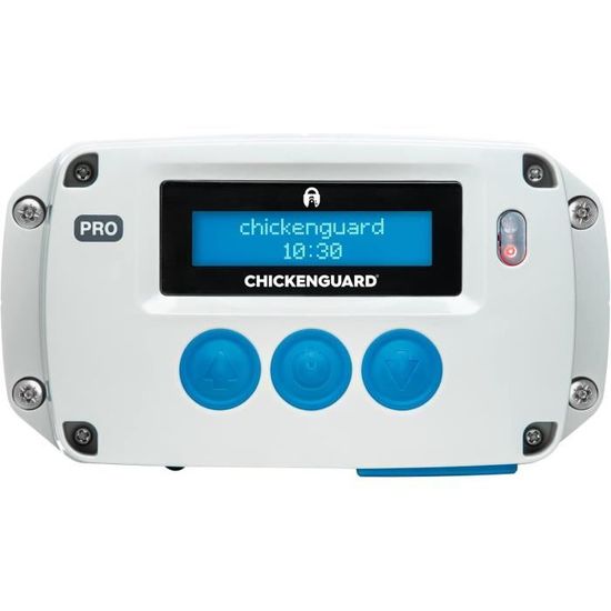 Porte Automatique Poulailler ChickenGuard Pro - Anti-prédateurs - LCD Programmable