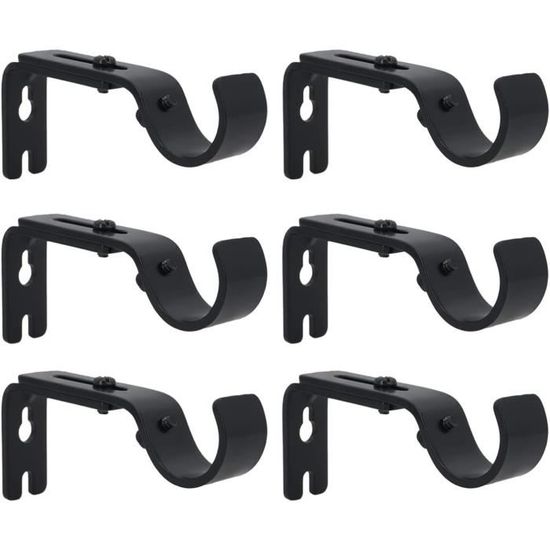 Lot De 2 Supports Tringle à Rideau Cosy, 20 Mm Rouille Brut INSPIRE | Leroy Merlin