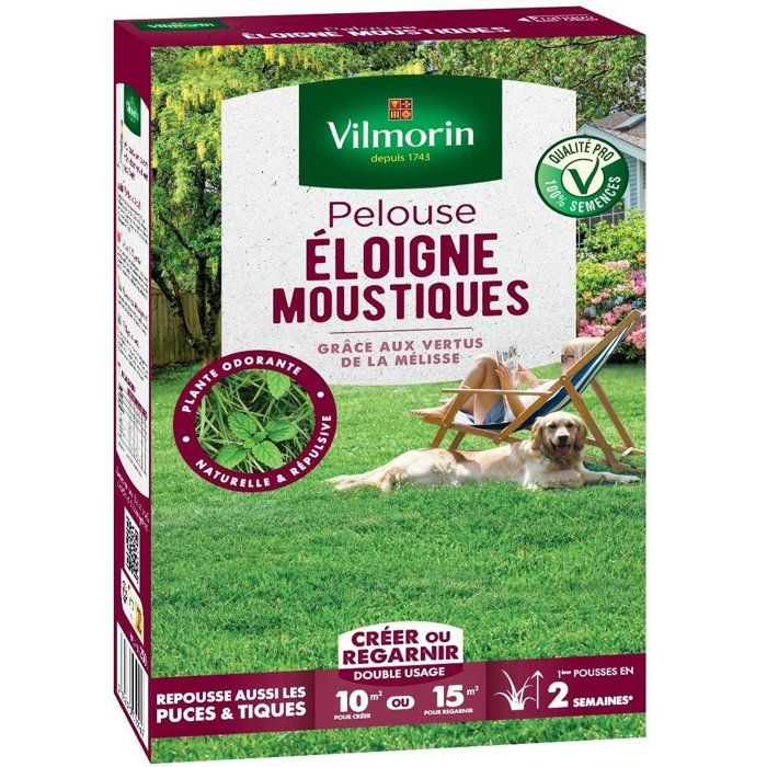 Vilmorin Pelouse Ãloigne Moustiques - 250 g