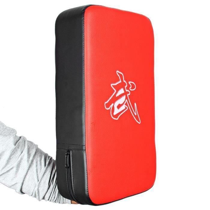 patte d'ours boxe pour Boxing Pad Muay Thaï Exercise Sport MMA Taekwondo Combat Mitaine en cuir, red + XC283