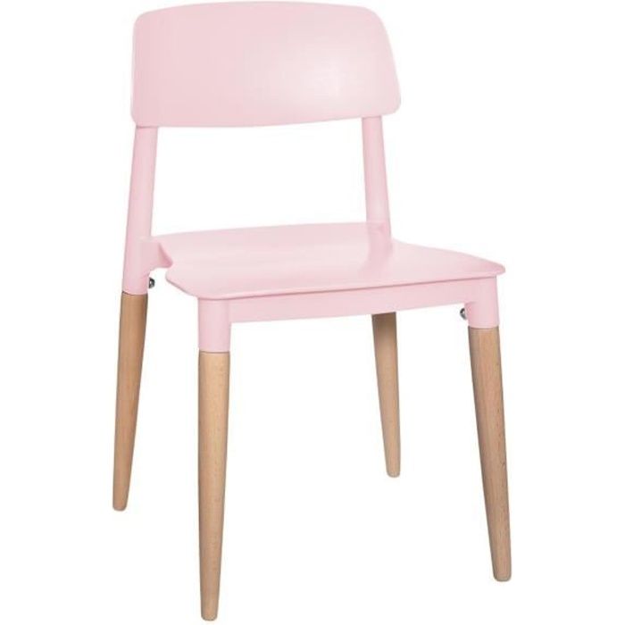 Atmosphera - Chaise Design pour Chambre d'enfant Coloris Rose