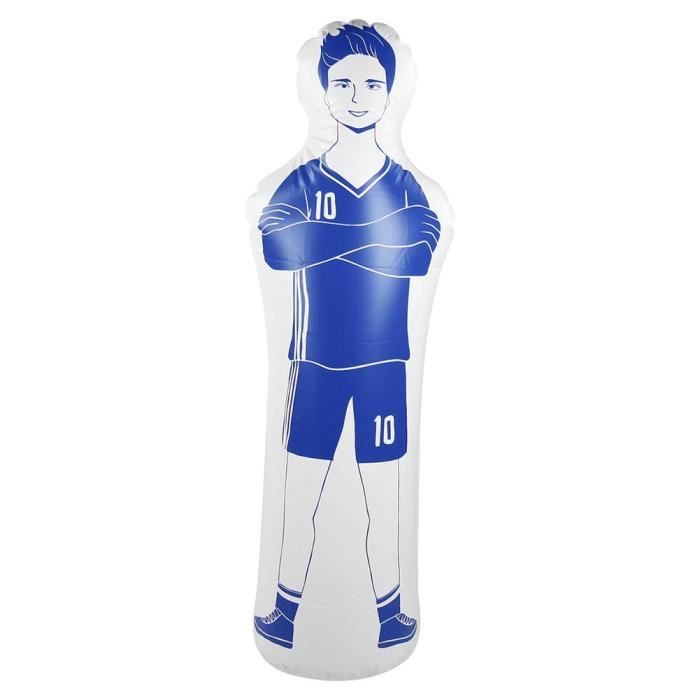 Lanqi Mannequin De Formation Gonflable Formation De Football Tumbler 0,35 M Pvc Sac De Boxe 40X160 Cm (Bleu)