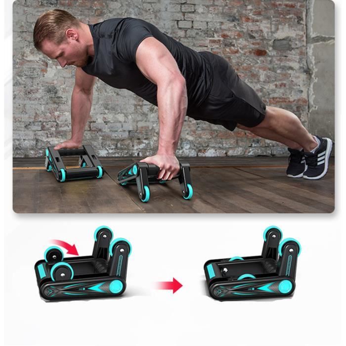 Équipement de fitness abdominal,Équipement d'exercice de fitness à domicile, équipement de push-up des muscles abdominaux