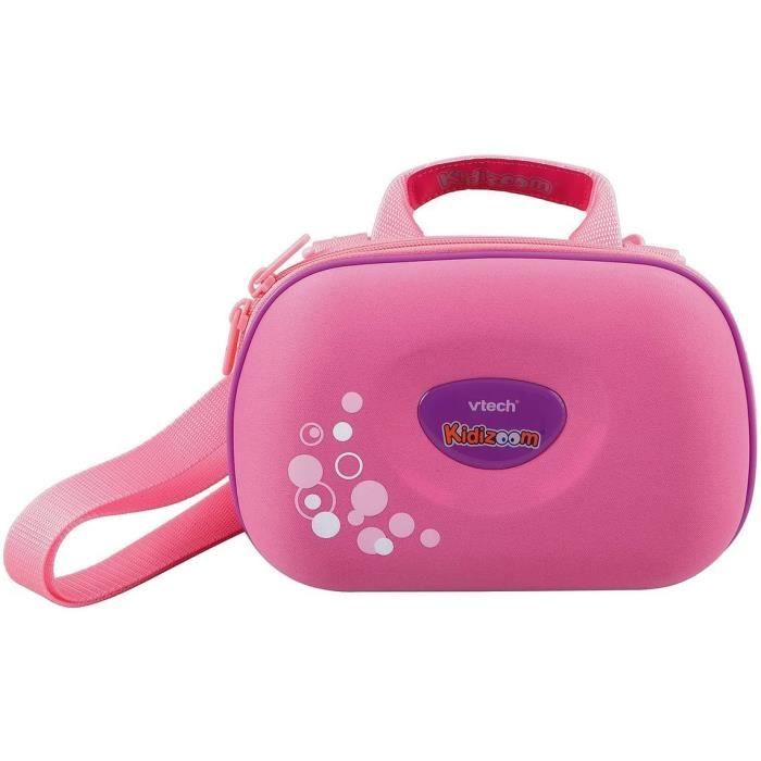 -VTech - Sacoche Kidizoom Rose OFFICIELLE - Accessoire Appareil Photo Enfant- - Version FR