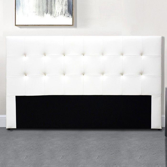 Tête De Lit Capitonnée Capitole - Blanc - 160 cm