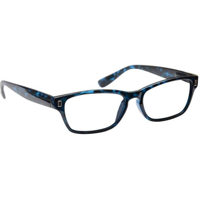 UV Reader Lunettes de Lecture Bleu écaille Wayfarer Style Dioptrie +1,50 Hommes Femmes Unisexe UVR005 Inc étuis