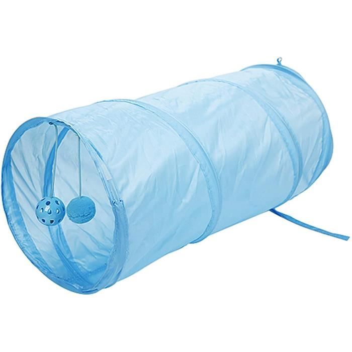Tunnel pour Chaton Tunnel Chat Jeu Chat Pliable Léger Tunnel Tunnels Interactif pour Chats Pliable Jouet pour Chats Lapins Tunnel po