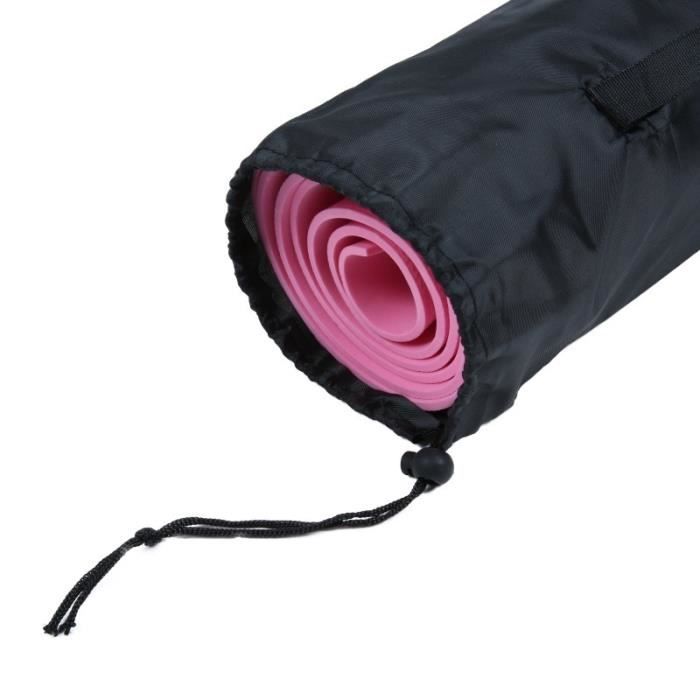 Sac de rangement pour tapis de yoga Sac à cordon Sacs en tissu Oxford Support de sangle réglable respirant Sac de rangement pour