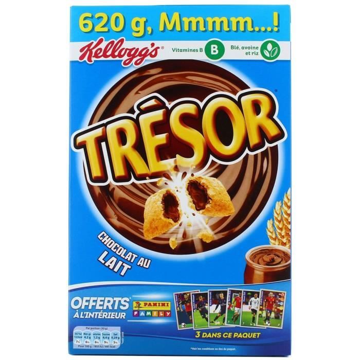 KELLOGG'S Céréales Trésor Chocolat au lait - 620 g