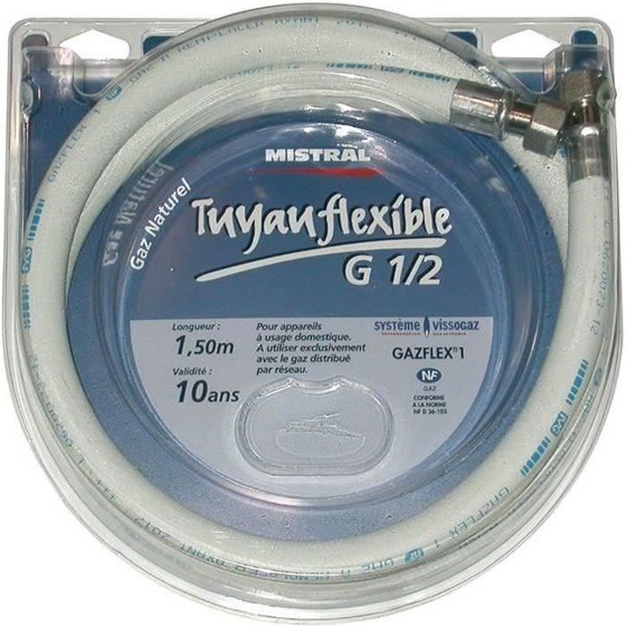 Tuyau gaz ville à visser - 1 m