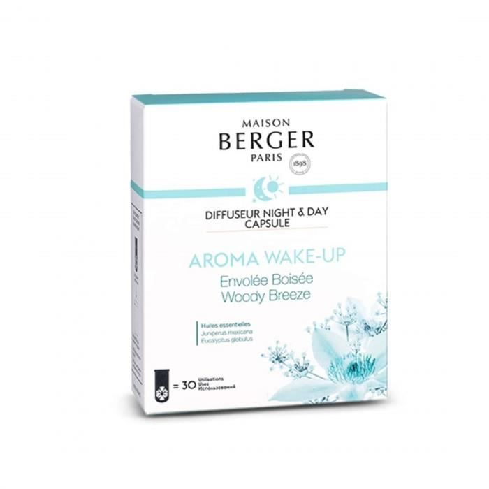 Diffuseur electrique - maison berger recharge diffuseur night & day aroma wake up