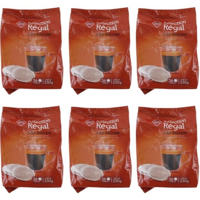 [Lot de 6] Café dosette sélection régal - 250g