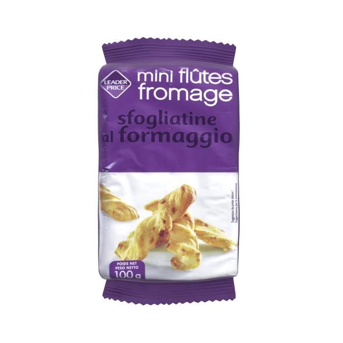 Mini-flutes au fromage - 100g