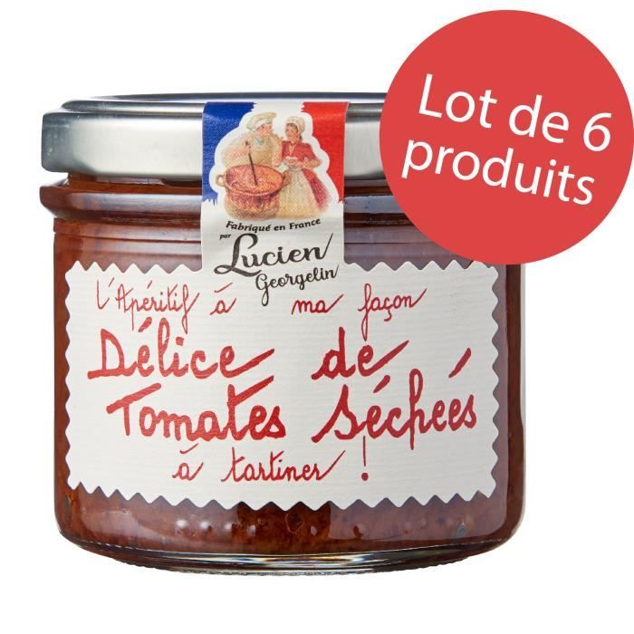 LOT 6 x DELICE DE TOMATES SECHEES 100G - RCC