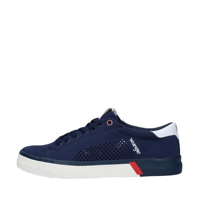Wrangler WM01032A chaussures de tennis faible homme BLEU MARINE