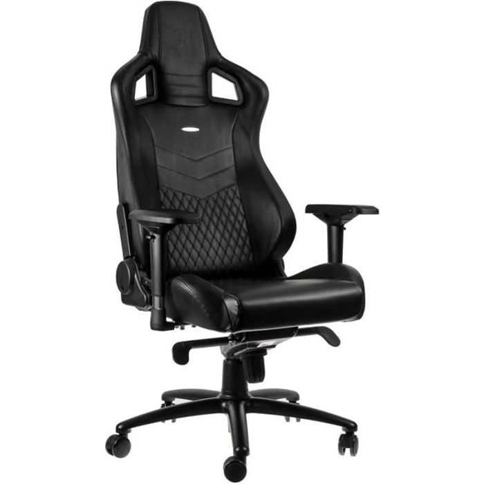 NOBLE CHAIRS Siège gamer Epic Series Real Leather - Noir