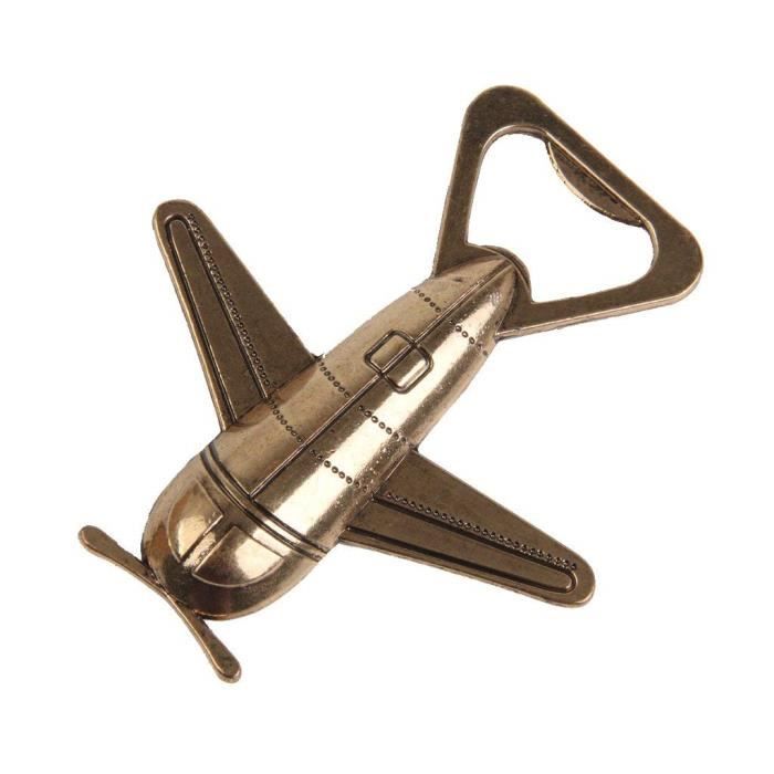 Ouvre-bouteille Decapsuleur Forme Avion Antique Cadeau Decoration