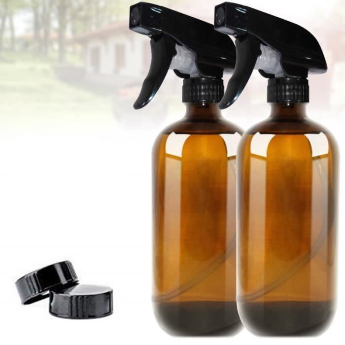 Bouteilles de pulvérisation en verre délicat Bouteille rechargeable pour le stockage de liquide (buse en LAVE-VITRE ELECTRIQUE