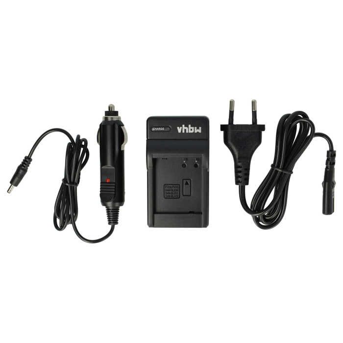 vhbw Chargeur de batterie compatible avec Panasonic Lumix DMC-GF5X, DMC-GX7, DMC-GX80, DMC-GX80H batterie appareil photo digital,