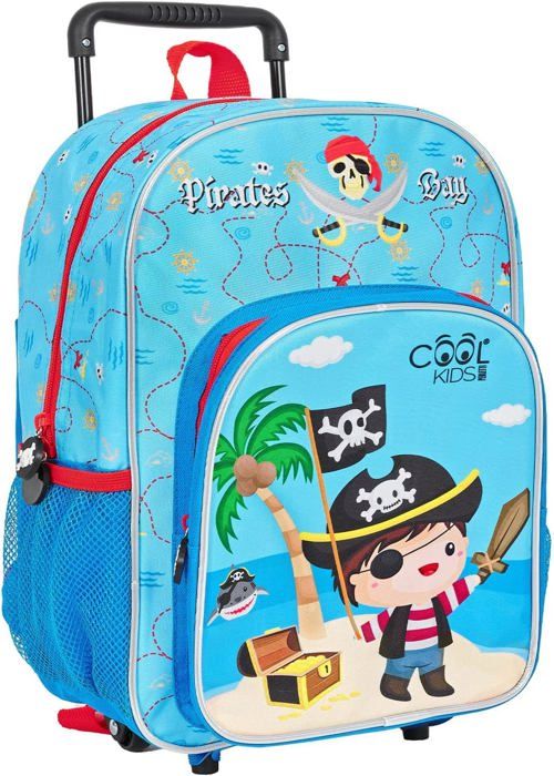 Sac A Dos Enfant Avec Roues Imprime Pirate Sac A Dos Bleu Avec Chariot Detachable Et Roulettes Leger Pour Garcon Petite Cartable Po Pirate Cdiscount Bagagerie Maroquinerie