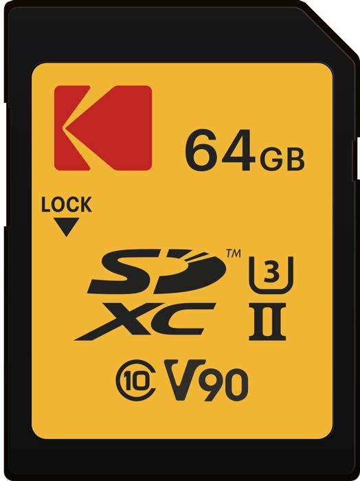 Kodak ULTRA PRO Carte mémoire flash Video Class V90 / UHS II U3 / Class10 SDXC UHS II - vue 3