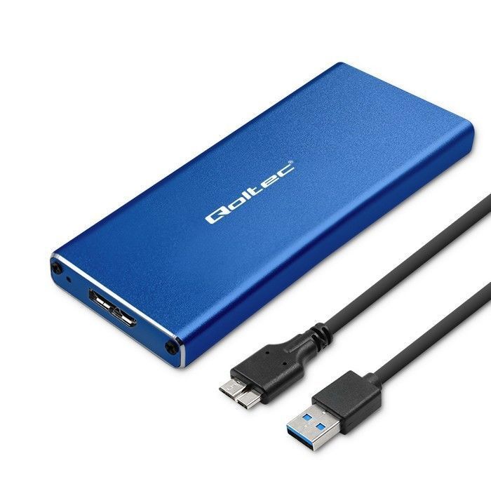 Disque dur SSD externe Qoltec 51832 USB 3.0 .2 SATA