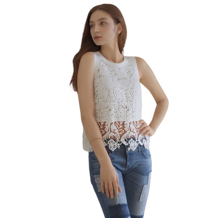 Debardeur Blanc DÃ©bardeur Fine Bretelle Femme Débardeur Blanc à