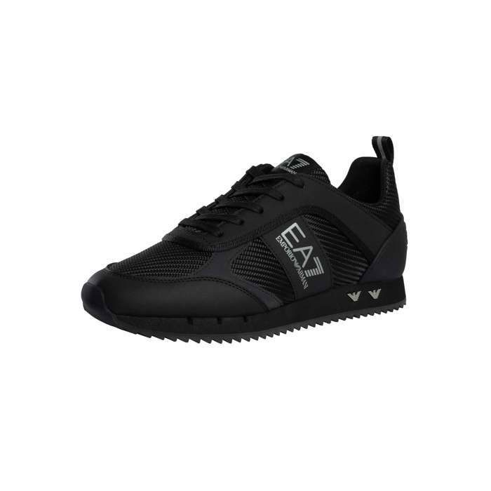 EA7 Baskets À Logo En Maille De Carbone - EA7