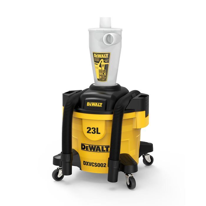 Séparateur Cyclonique - DEWALT - DXVCS002 - Réservoir 23L - Étanche - Polyester