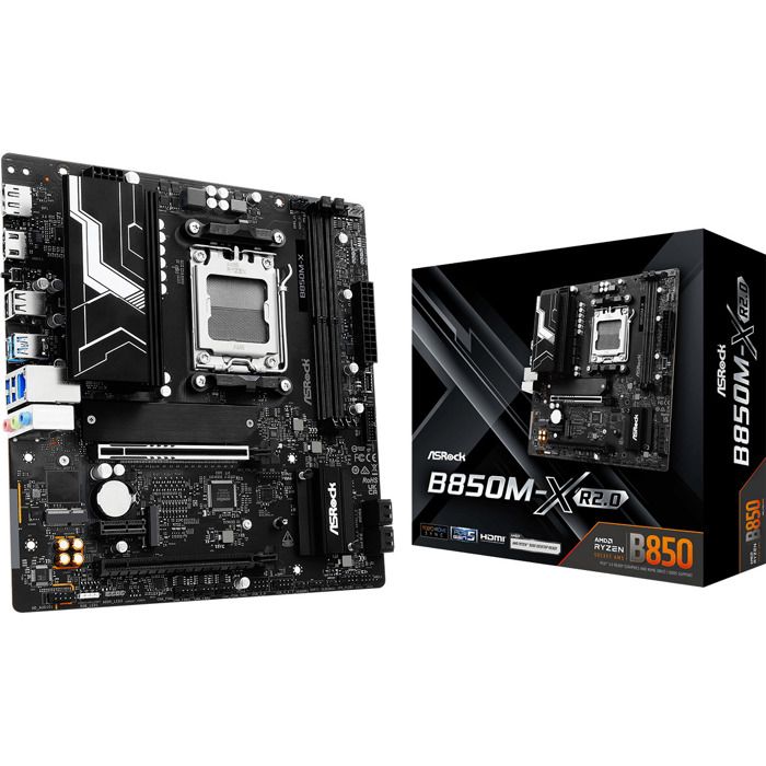 Asrock B850M X R2.0 AMD B850 Emplacement AM5 micro ATX Neuf - vue 5